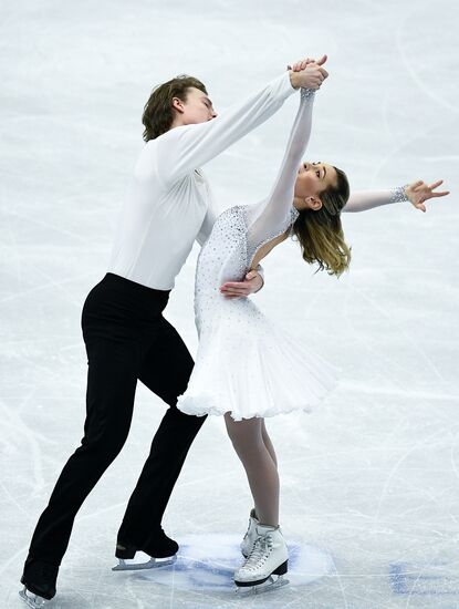 European Figure Skating Championship. Ice dance. Free skating