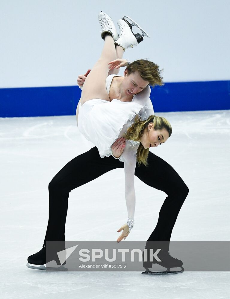 European Figure Skating Championship. Ice dance. Free skating