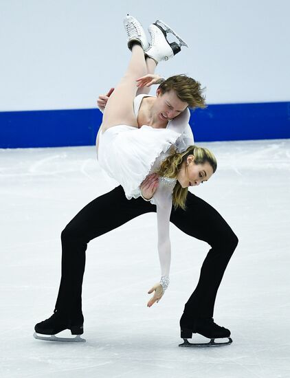 European Figure Skating Championship. Ice dance. Free skating