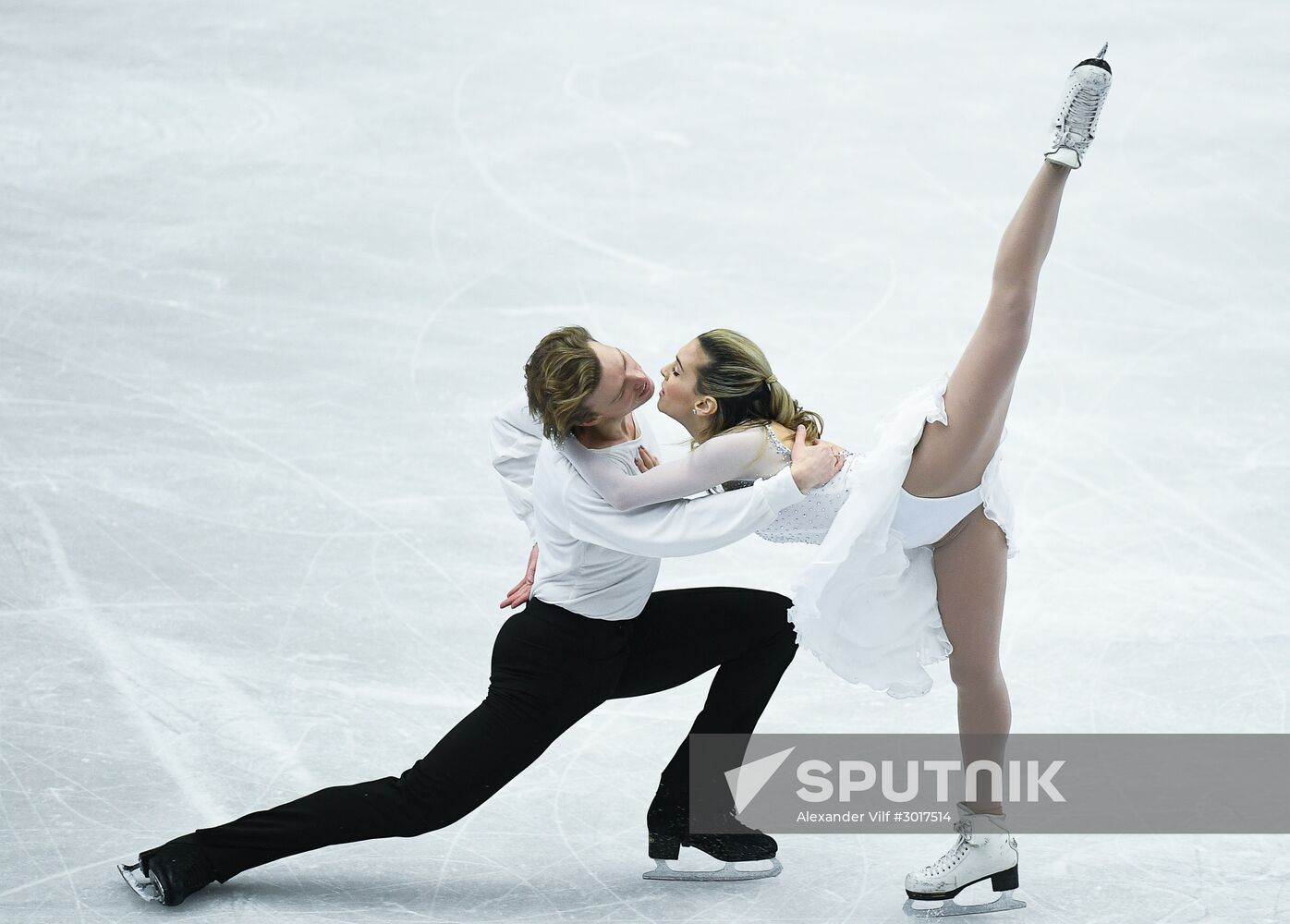 European Figure Skating Championship. Ice dance. Free skating