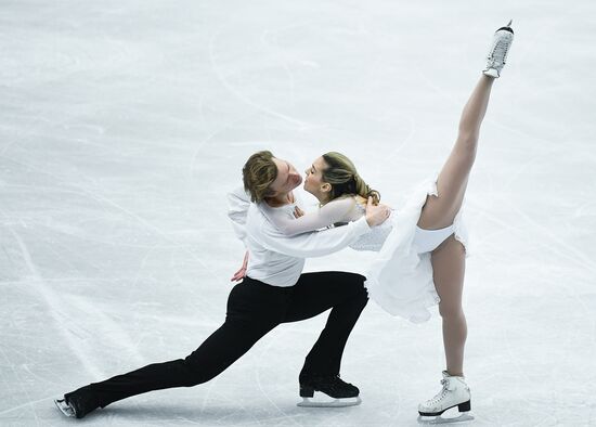 European Figure Skating Championship. Ice dance. Free skating