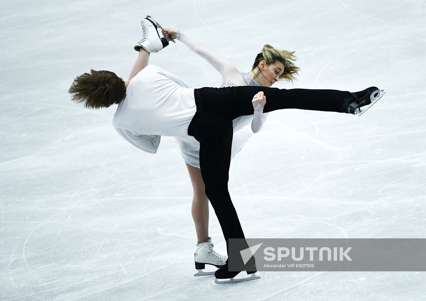 European Figure Skating Championship. Ice dance. Free skating