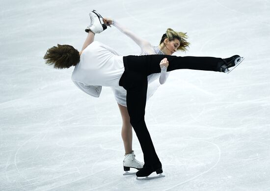 European Figure Skating Championship. Ice dance. Free skating