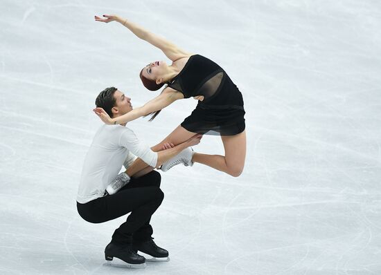 European Figure Skating Championship. Ice dance. Free skating