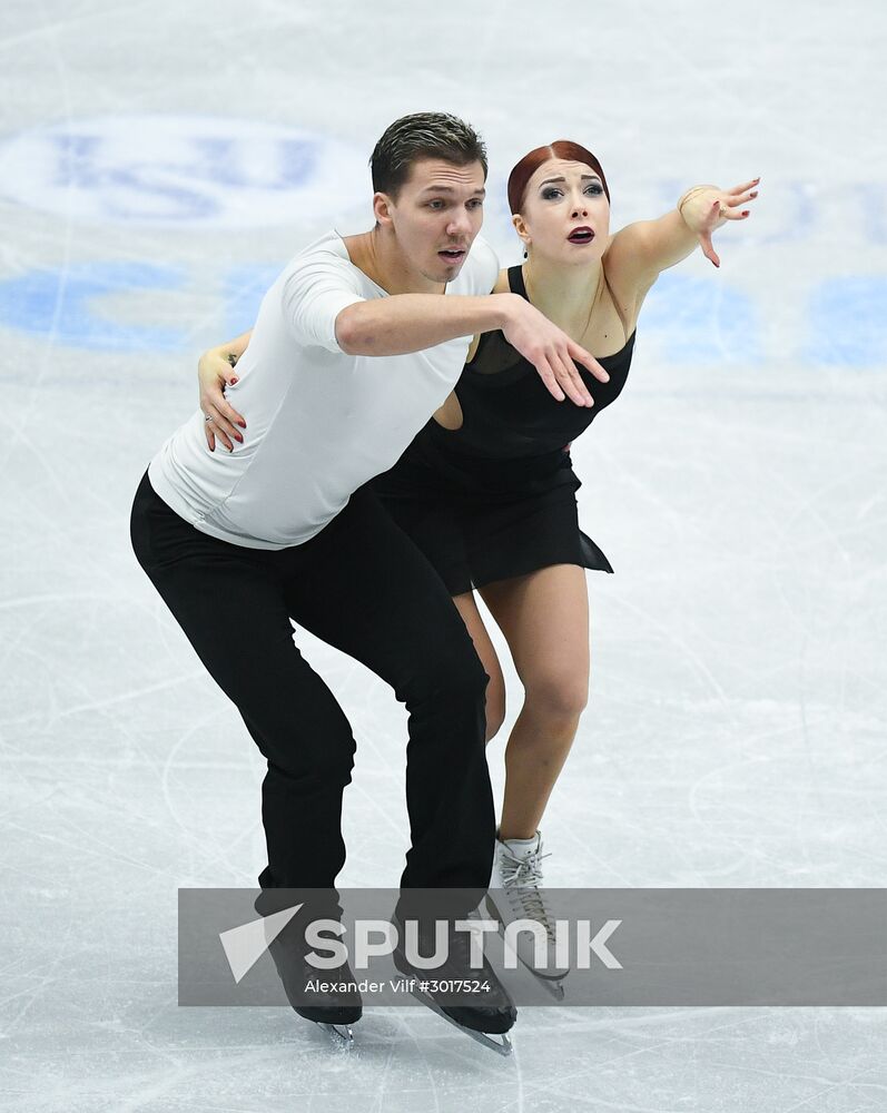 European Figure Skating Championship. Ice dance. Free skating