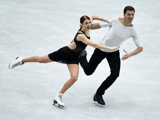 European Figure Skating Championship. Ice dance. Free skating