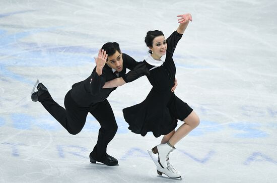 European Figure Skating Championship. Ice dance. Free skating