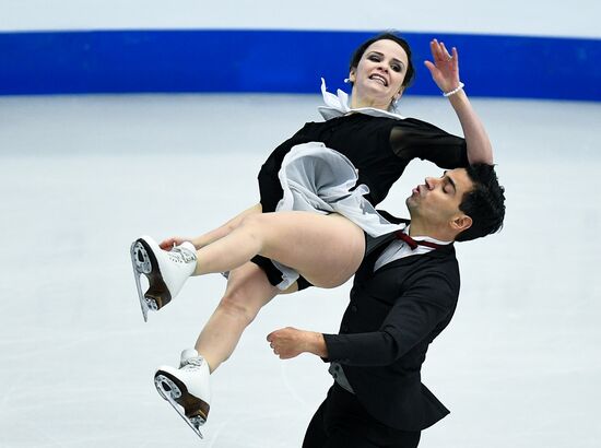 European Figure Skating Championship. Ice dance. Free skating