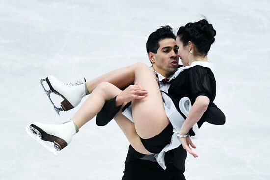 European Figure Skating Championship. Ice dance. Free skating