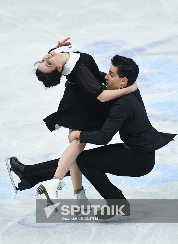 European Figure Skating Championship. Ice dance. Free skating