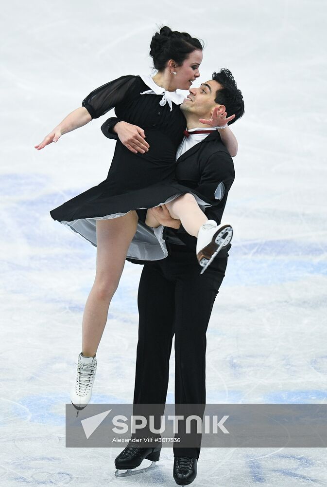 European Figure Skating Championship. Ice dance. Free skating