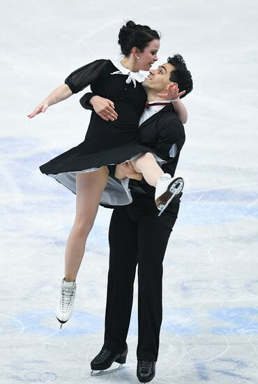 European Figure Skating Championship. Ice dance. Free skating