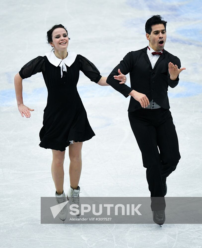 European Figure Skating Championship. Ice dance. Free skating