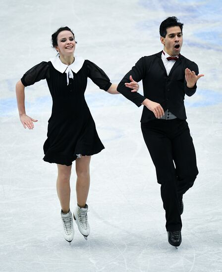 European Figure Skating Championship. Ice dance. Free skating