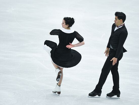 European Figure Skating Championship. Ice dance. Free skating