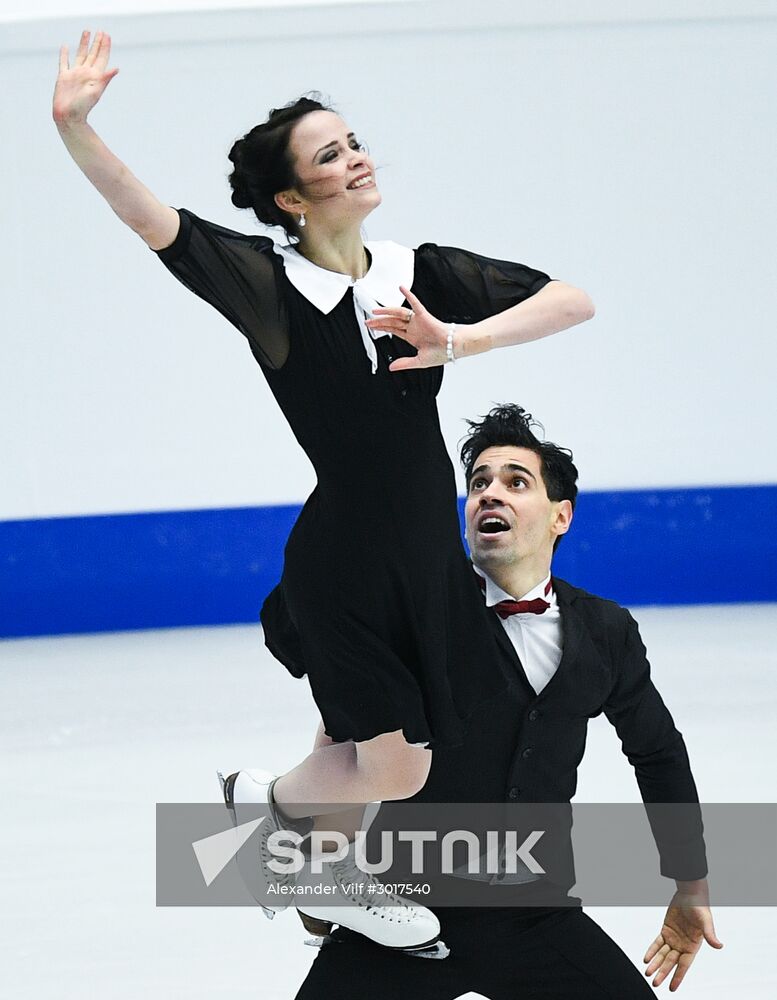 European Figure Skating Championship. Ice dance. Free skating