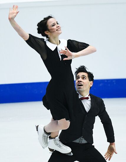 European Figure Skating Championship. Ice dance. Free skating