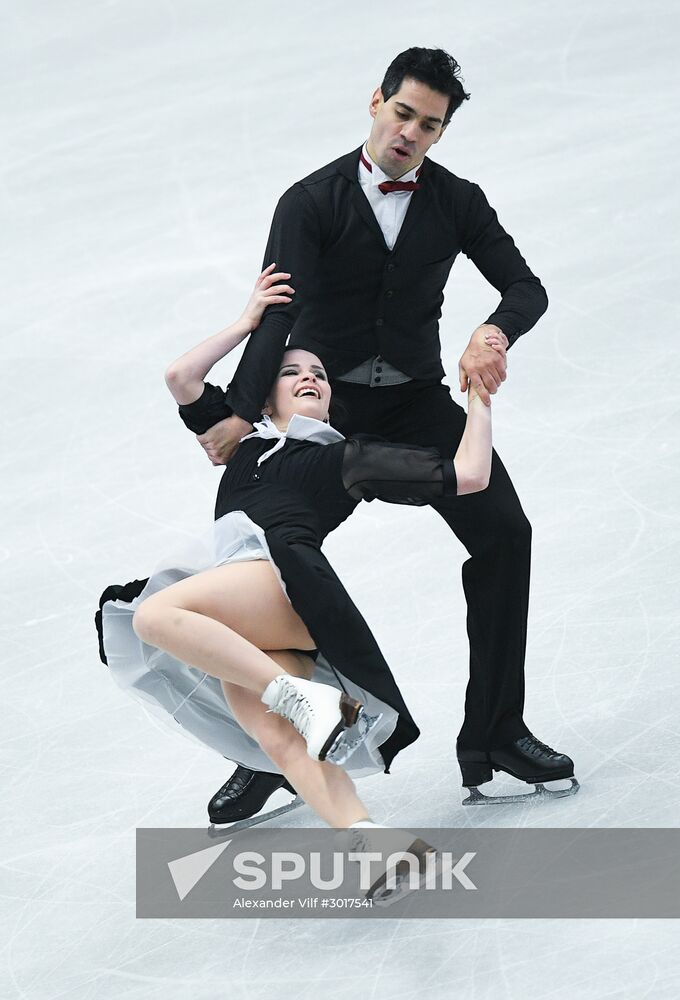 European Figure Skating Championship. Ice dance. Free skating