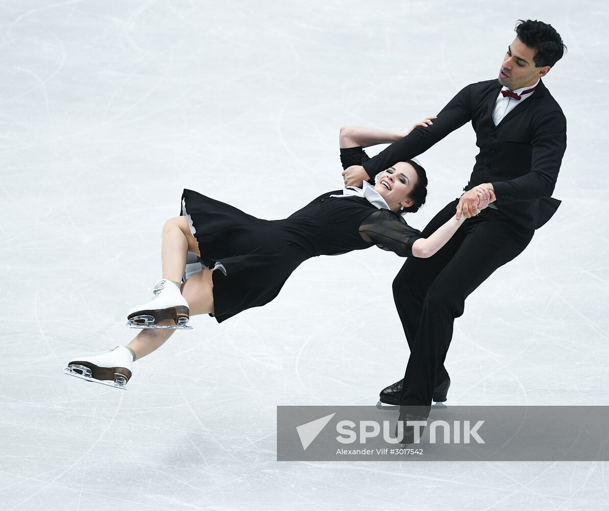 European Figure Skating Championship. Ice dance. Free skating