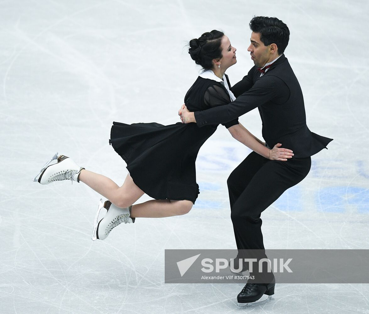 European Figure Skating Championship. Ice dance. Free skating