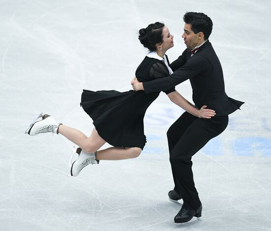 European Figure Skating Championship. Ice dance. Free skating