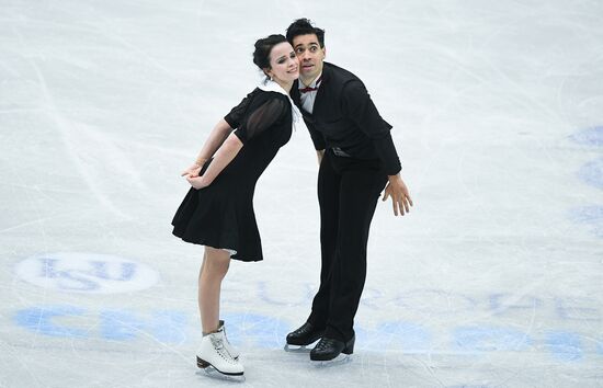 European Figure Skating Championship. Ice dance. Free skating