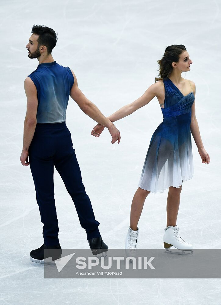 European Figure Skating Championship. Ice dance. Free skating