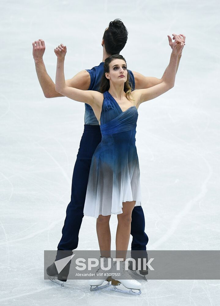 European Figure Skating Championship. Ice dance. Free skating