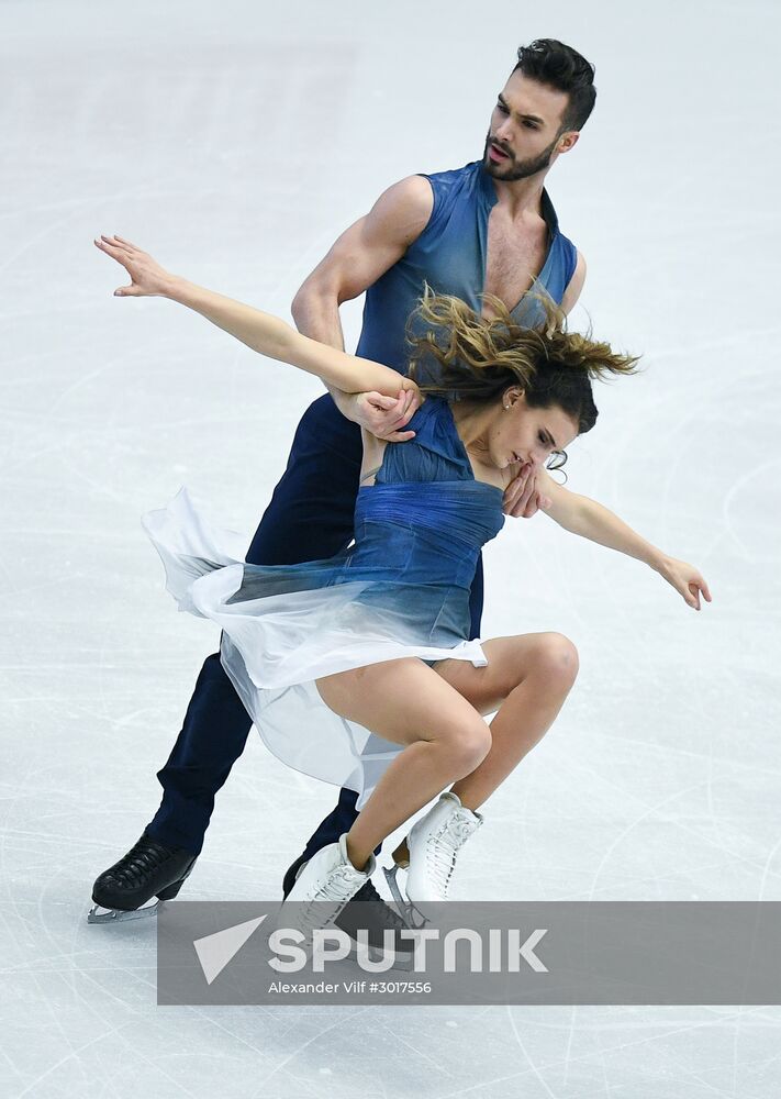 European Figure Skating Championship. Ice dance. Free skating