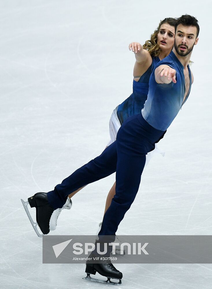 European Figure Skating Championship. Ice dance. Free skating