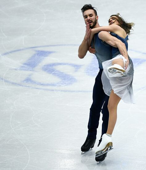 European Figure Skating Championship. Ice dance. Free skating