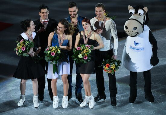 European Figure Skating Championship. Ice dance. Free skating