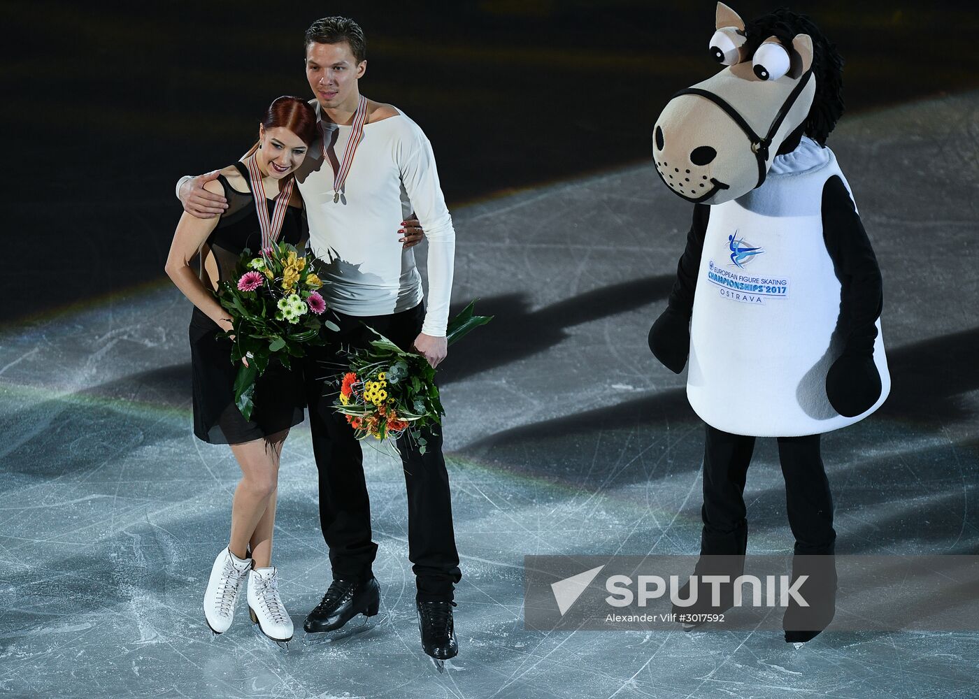 European Figure Skating Championship. Ice dance. Free skating