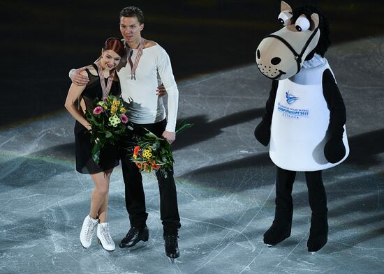 European Figure Skating Championship. Ice dance. Free skating