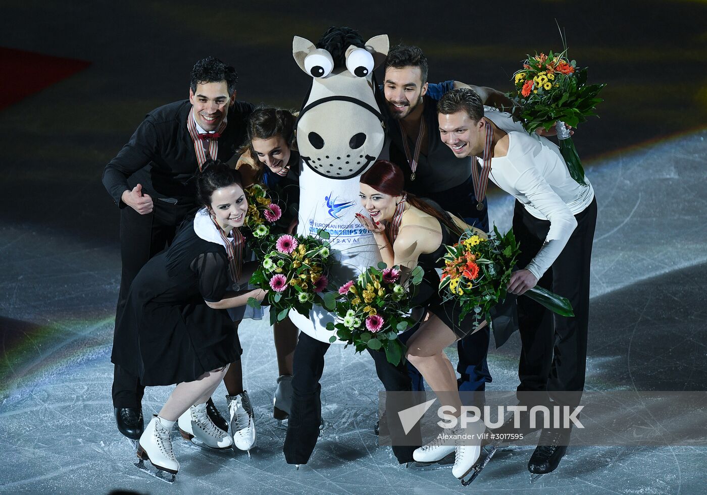 European Figure Skating Championship. Ice dance. Free skating