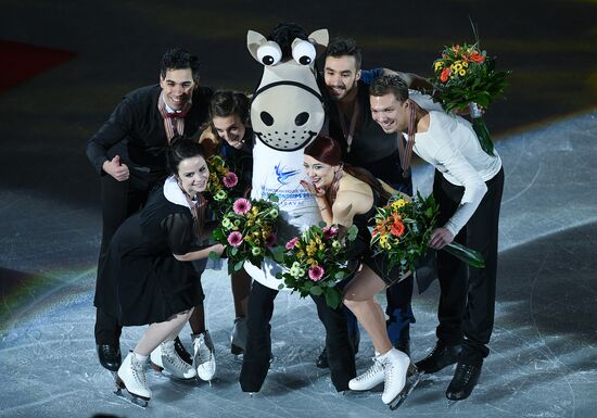 European Figure Skating Championship. Ice dance. Free skating