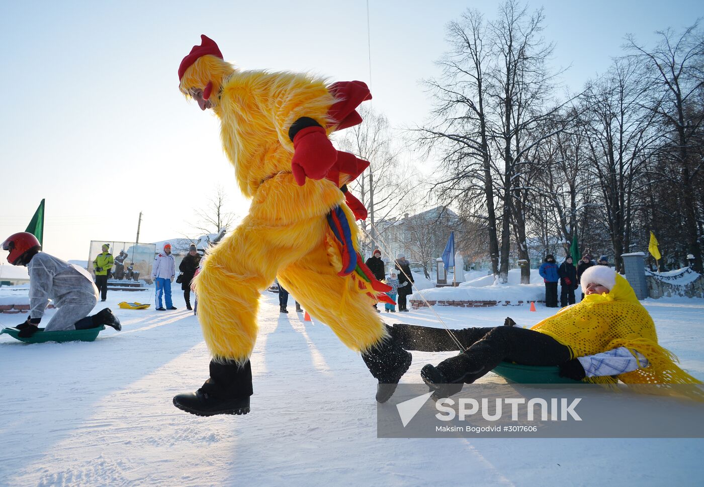 SunnyFEST sledding festival in Tatarstan