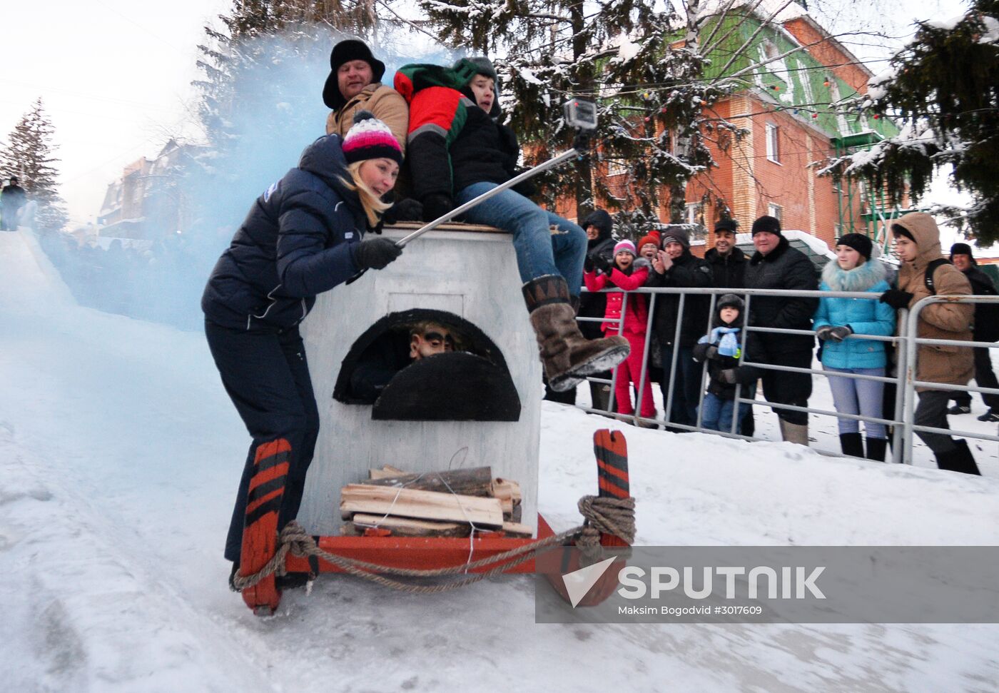 SunnyFEST sledding festival in Tatarstan