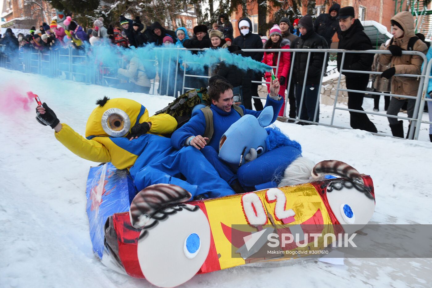 SunnyFEST sledding festival in Tatarstan
