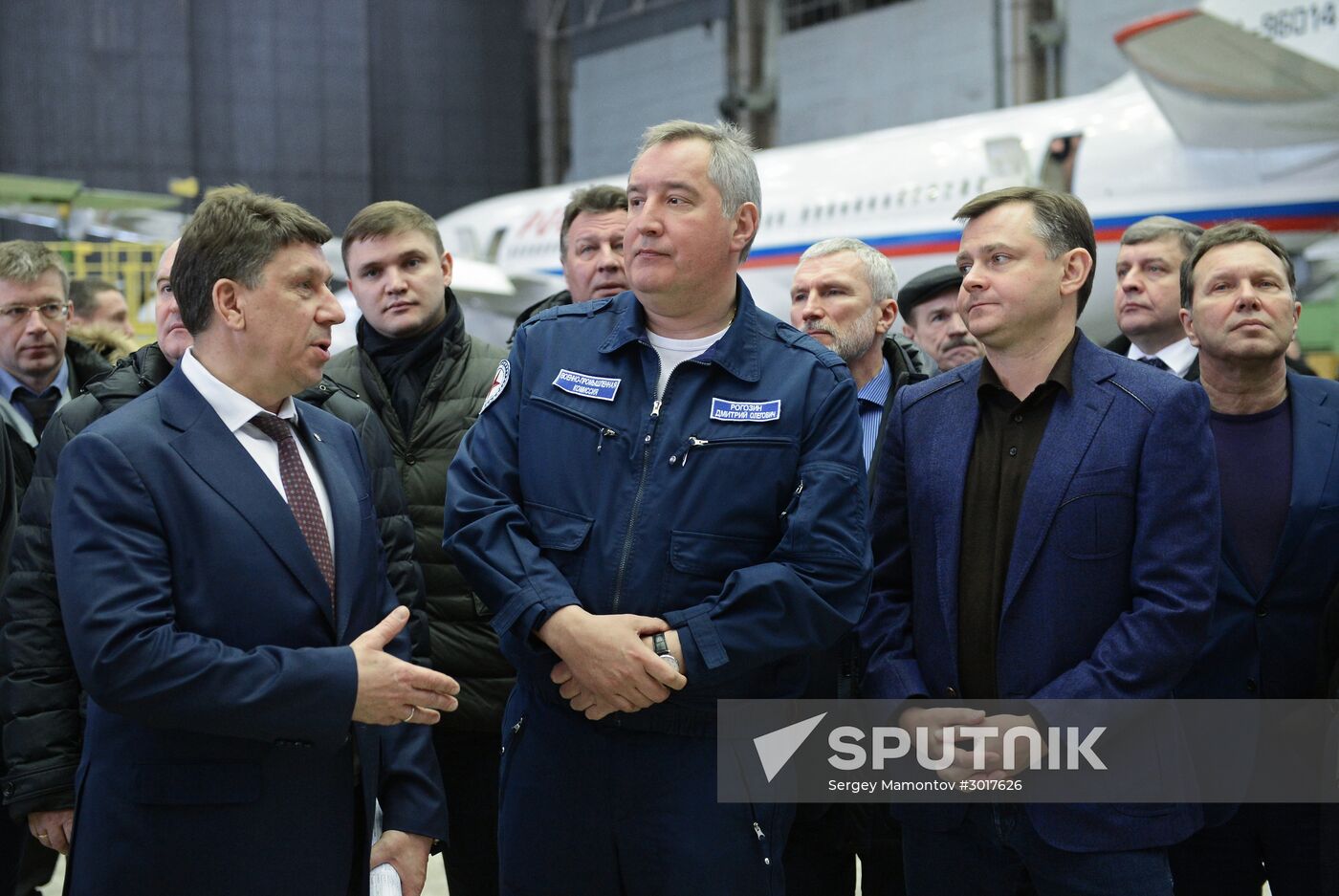Deputy Prime Minister Dmitry Rogozin visits Voronezh Mechanical Plant and Voronezh Aircraft Plant