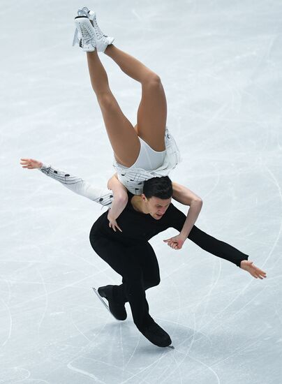 European Figure Skating Championship. Ice dance. Free skating