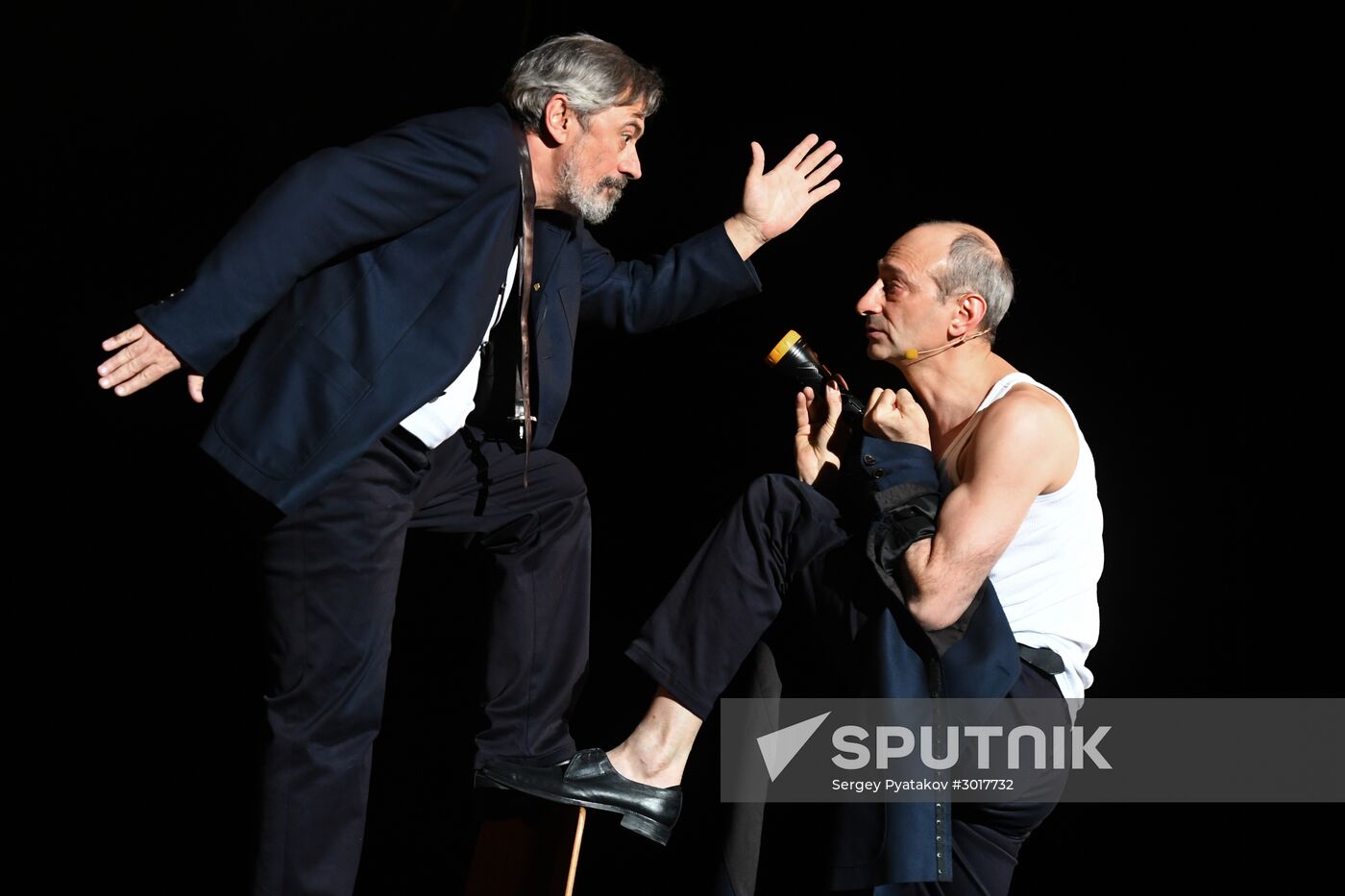 Amphitryon play run-through at Pyotr Fomenko Studio Theater