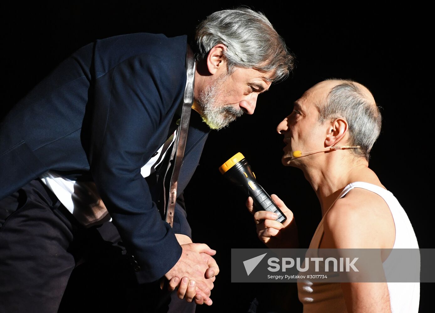 Amphitryon play run-through at Pyotr Fomenko Studio Theater