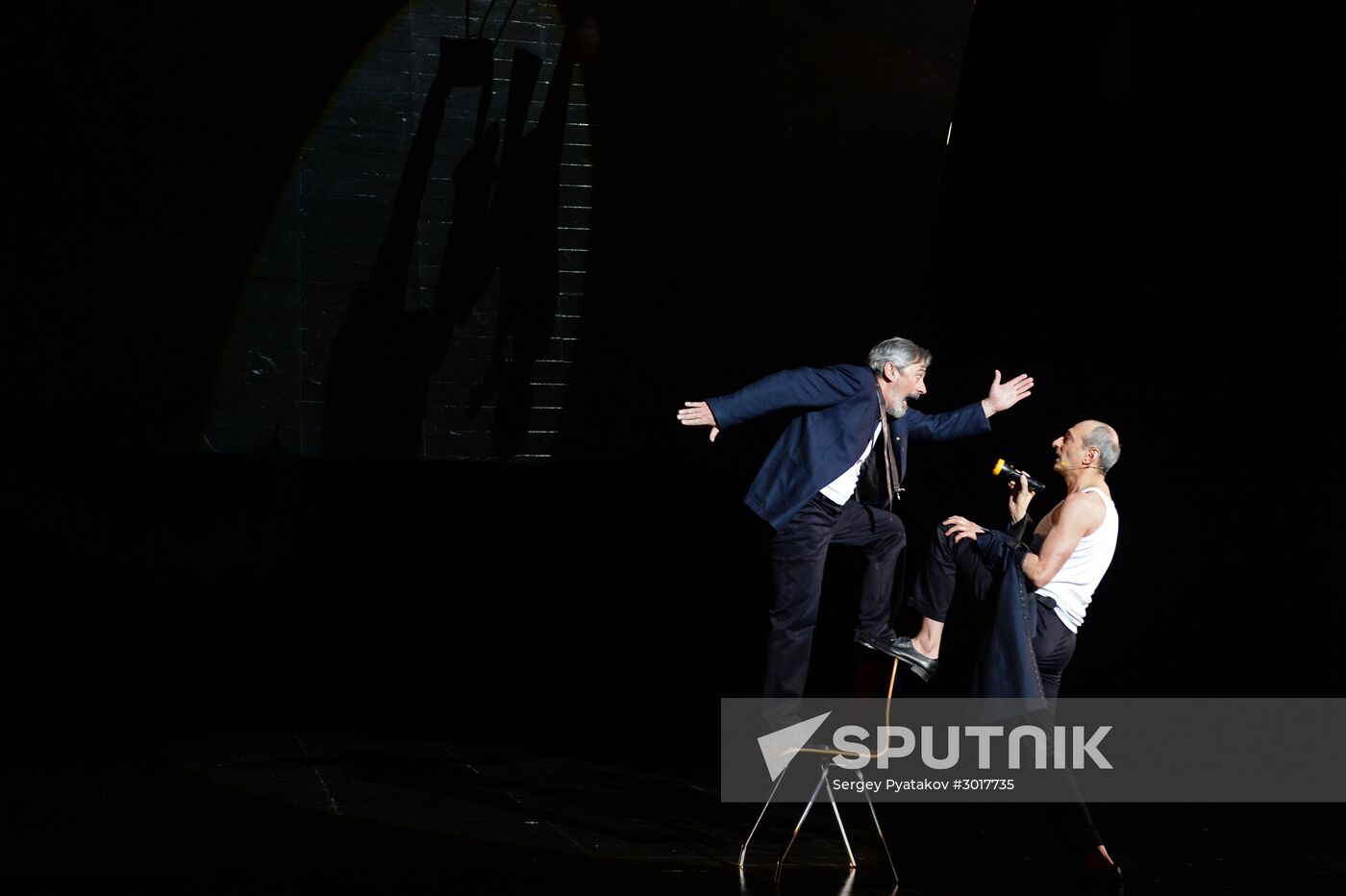 Amphitryon play run-through at Pyotr Fomenko Studio Theater