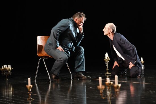 Amphitryon play run-through at Pyotr Fomenko Studio Theater