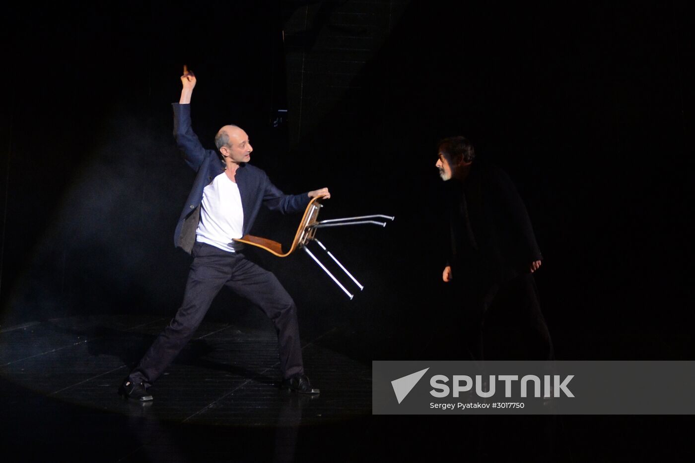 Amphitryon play run-through at Pyotr Fomenko Studio Theater