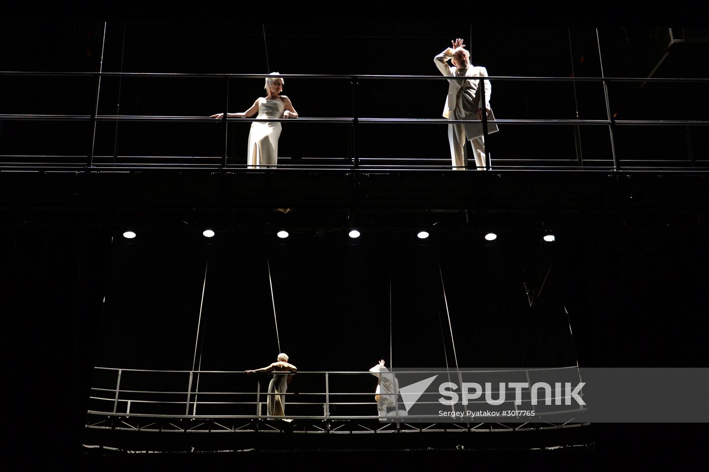 Amphitryon play run-through at Pyotr Fomenko Studio Theater