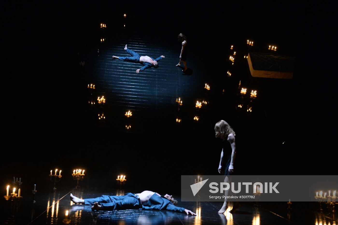 Amphitryon play run-through at Pyotr Fomenko Studio Theater