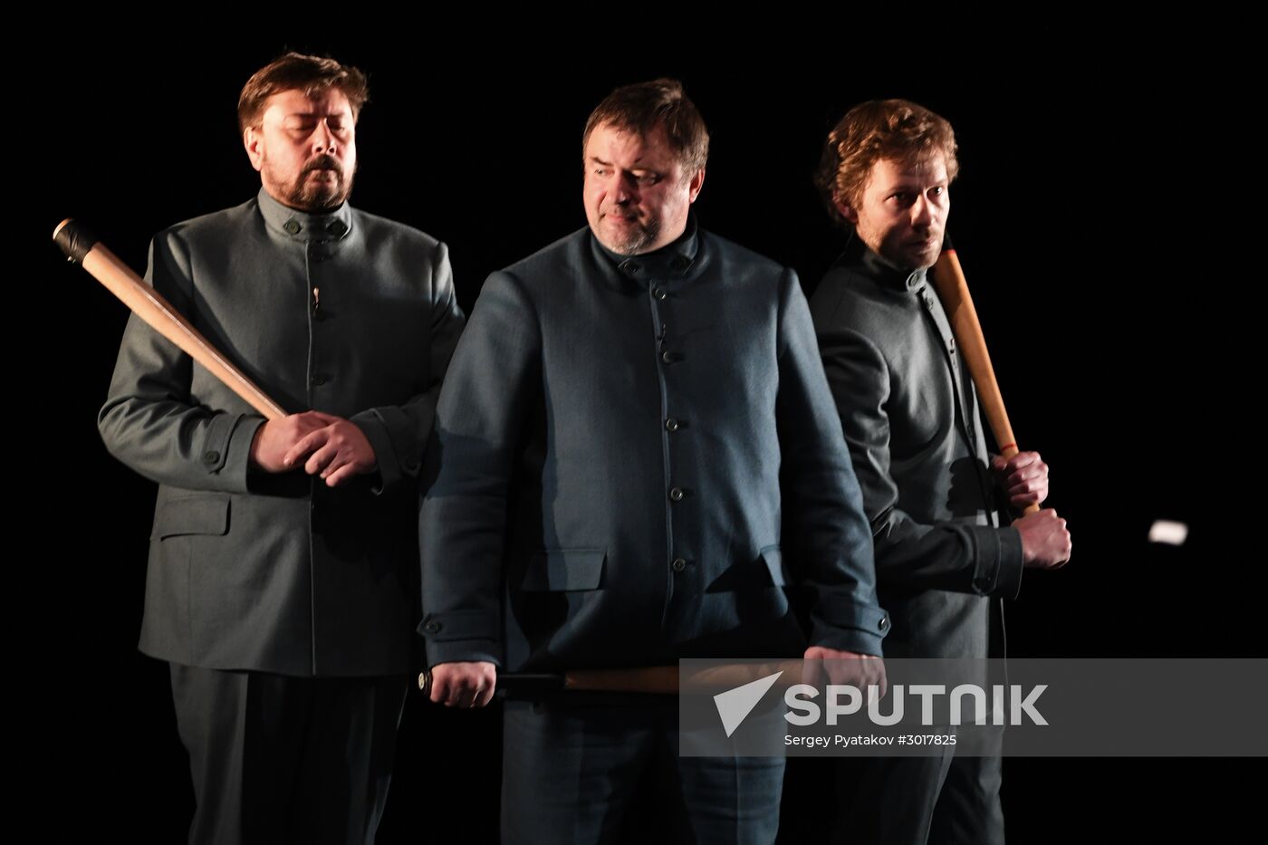 Amphitryon play run-through at Pyotr Fomenko Studio Theater