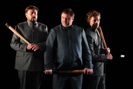 Amphitryon play run-through at Pyotr Fomenko Studio Theater